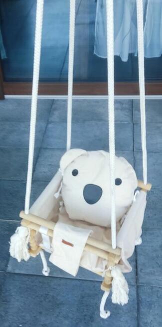 HUŚTAWKA DLA DZIECI Miś Koala Beżowa