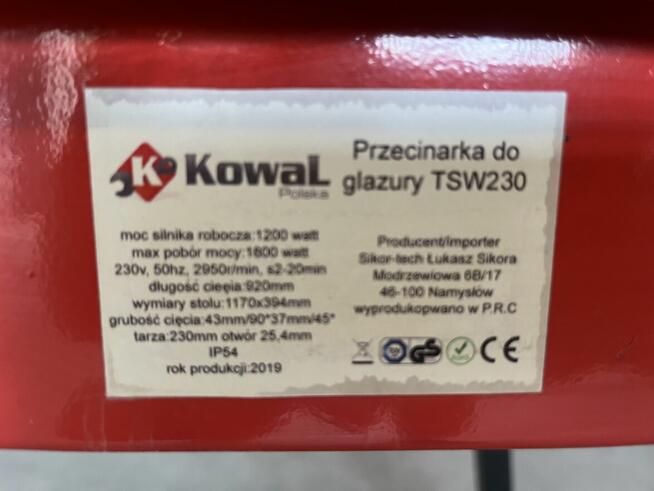 PRZECINARKA DO GLAZURY