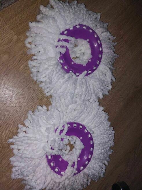 mop obrotowy 360 wkłady 16mm mikro fibra gruby