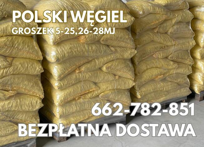 ŚLĄSKI WĘGIEL :GROSZEK 5-25, 26-28MJ,DOSTAWA KOLUSZKI GRATIS