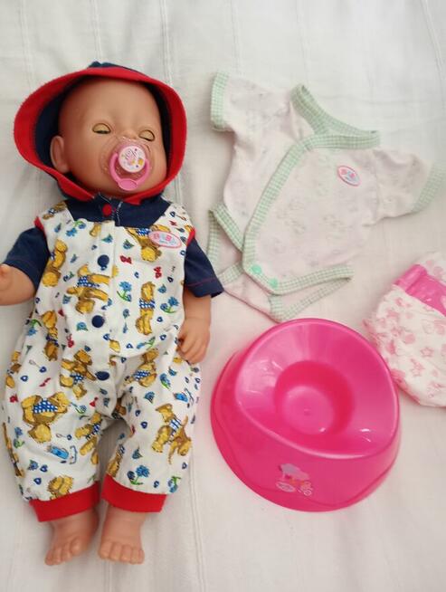 lalka baby born z akcesoriami duży zestaw