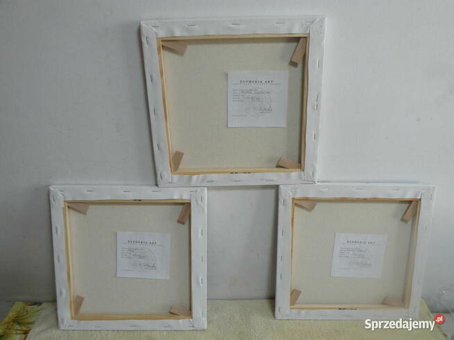 OBRAZ OLEJNY - Tryptyk - Sławomir Zajkowski - Sygnowany