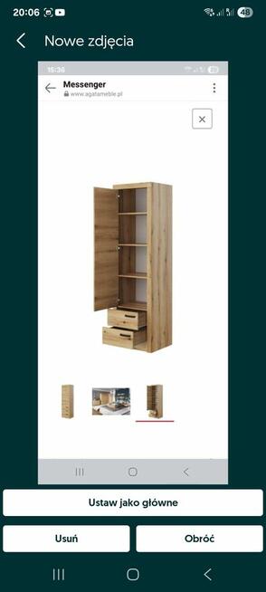 Szafa + szafka rtv oraz półka