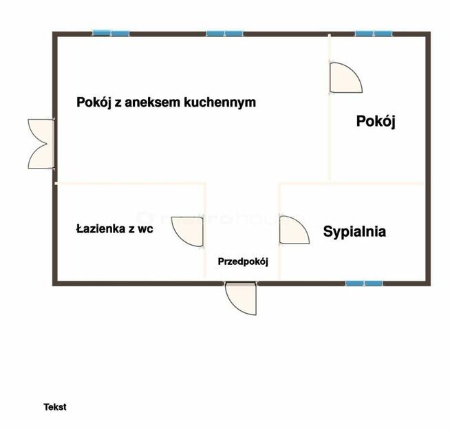 RUDA-BUGAJ, dom parterowy 70 m2, działka 689 m2.