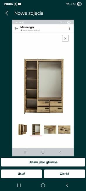 Szafa + szafka rtv oraz półka