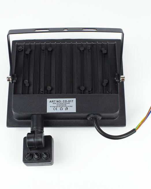 Naświetlacz LED 50W IP67 + czujnik ruchu PIR | 6500K | kąt 1