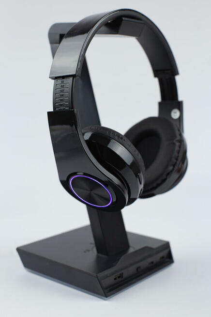 Słuchawki B39 BT + mikrofon | składane | AUX 3,5 mm | LED |