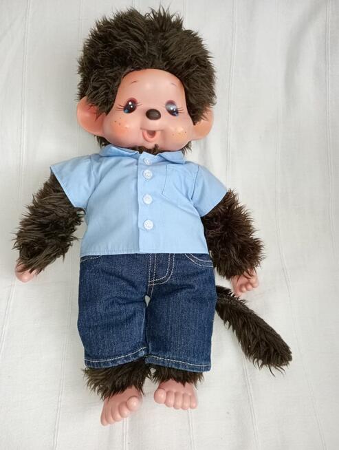 małpka monchhichi duża 45 cm - unikat