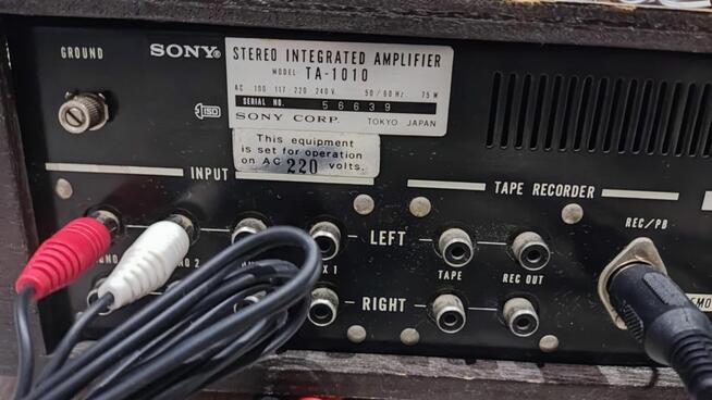 Sony TA-1010 – wzmacniacz audio (Japonia) – uszkodzony