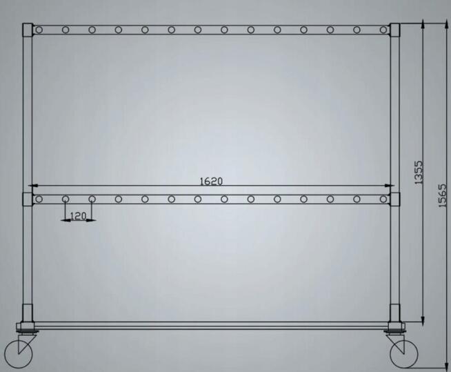 Wózek lakierniczy platforma