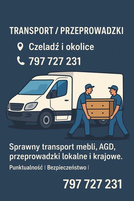 Przeprowadzki/Transport Czeladź i okolice.