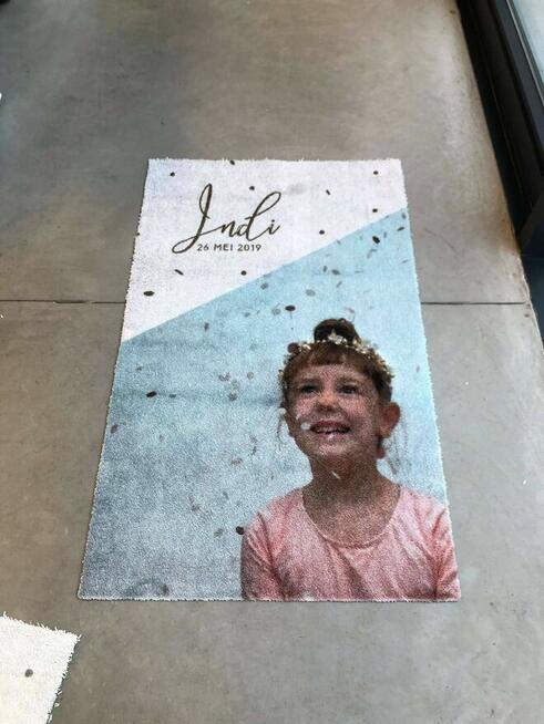 Mata z logo Allure wycieraczka z nadrukiem od 5 sztuk