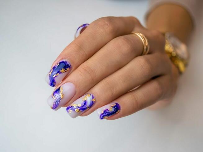 Tipsy żelowe manicure różne wzory oryg. pudełko