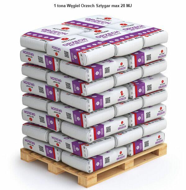 Skład Opału -Ekogroszek Sztygar Ultra 28MJ/kg 1380 /1 T