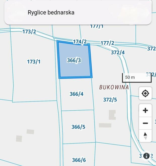 Działka budowlana -Ryglice 30,42 ary