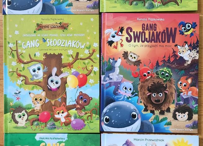Zestaw książek gang słodziaków, swojaków, bystrzaków i innyc