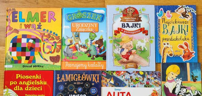 Zestaw książek dla dzieci 20 sztuk