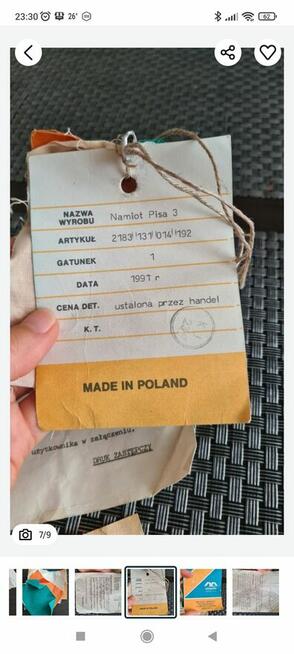 Szukam Katalog namiotów z czasów PRL