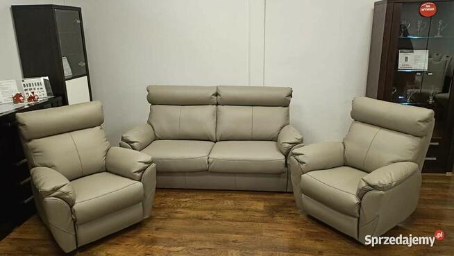 Komplet wypoczynkowy Capri. Relaks/spanie. Skóra!