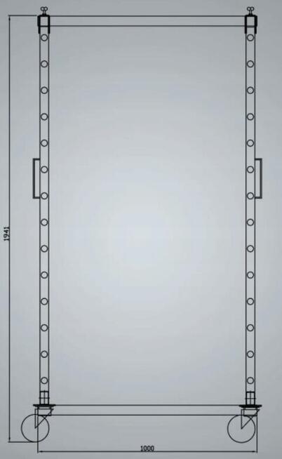 Wózek lakierniczy WL1000S1-14P Professional