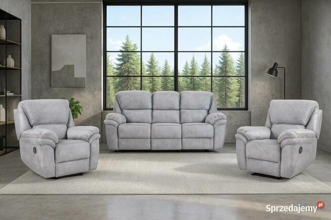 Komplet wypoczynkowy STRATOS 311 100% skóra naturalna!