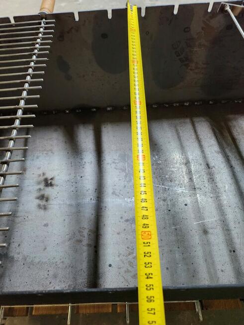 Grill węglowy obrotowy duży