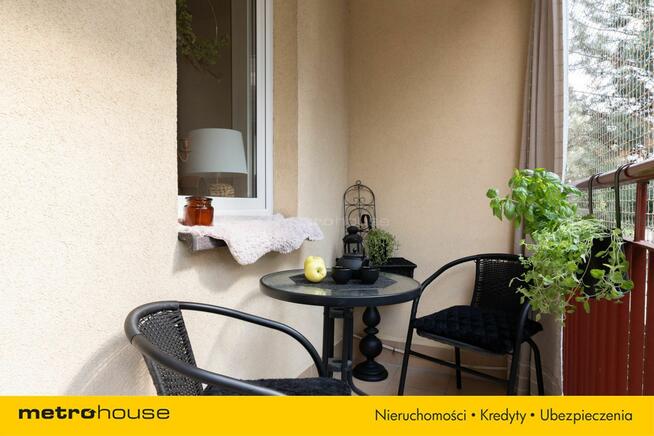 M2 z balkonem, ogródkiem i widokiem na zieleń