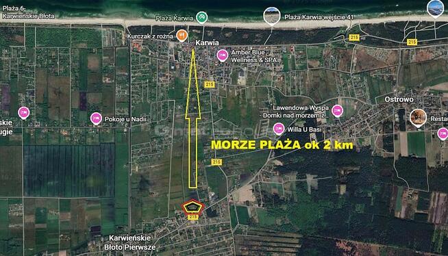 DZIAŁKA BUDOWLANA NIEDALEKO MORZA