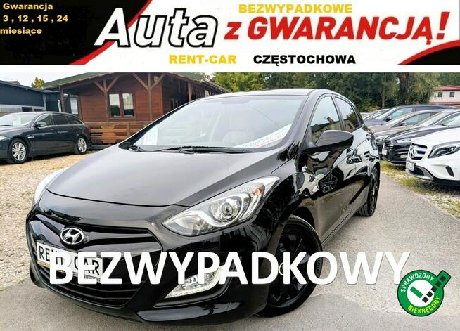 Hyundai i30 1.4i*100PS*OPŁACONY*Bezwypadkowy Klimatyzacja*Serwis*GWARANCJA 24