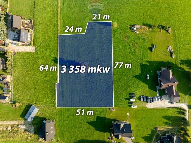 Działka widokowa Czerwienne