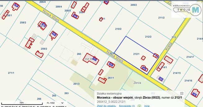 Działka rekreacyjna Morawica Zbrza