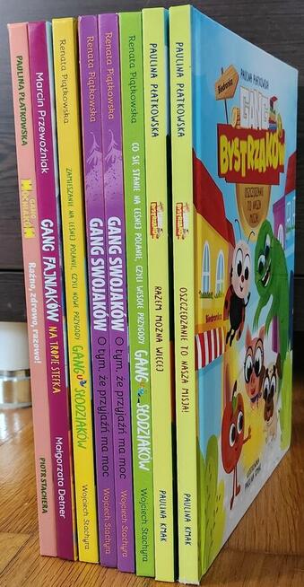 Zestaw książek gang słodziaków, swojaków, bystrzaków i innyc