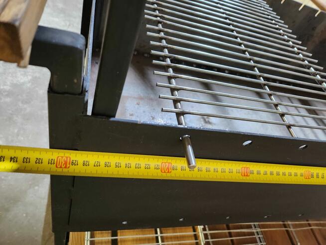 Grill węglowy obrotowy duży