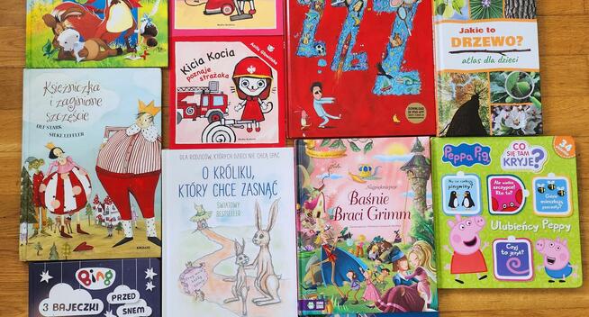 Zestaw książek dla dzieci 20 sztuk