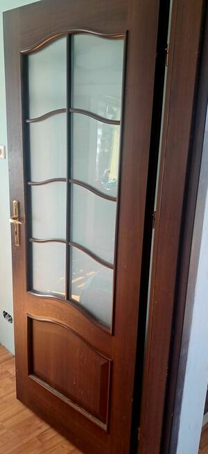 Drzwi drewniane z ościeżnica 2pary drzwi plus 1 ościeżnica