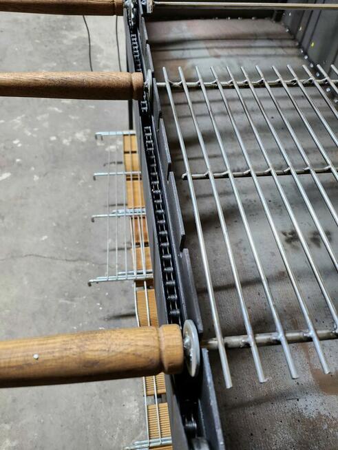 Grill węglowy obrotowy duży