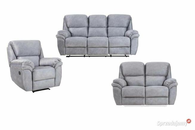 Komplet wypoczynkowy STRATOS 311 100% skóra naturalna!