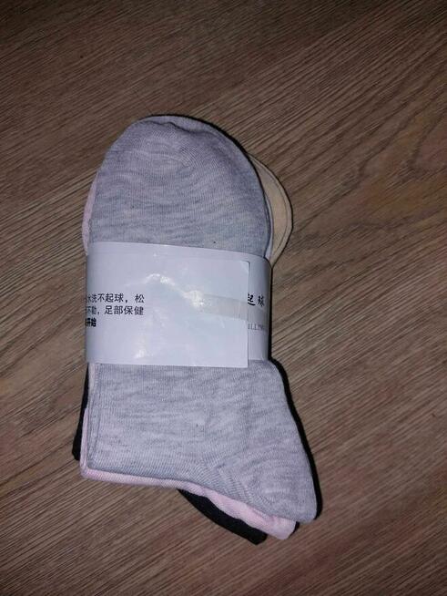 5 par kolorowych skarpetek bawełnianych