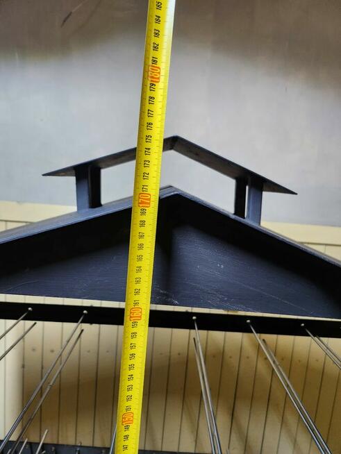 Grill węglowy obrotowy duży