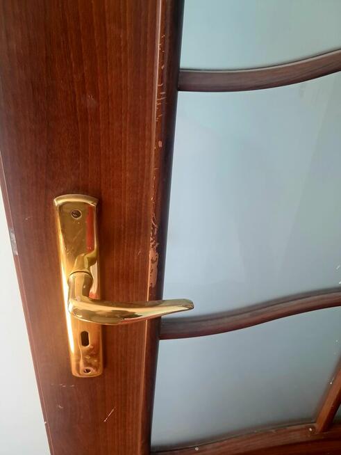 Drzwi drewniane z ościeżnica 2pary drzwi plus 1 ościeżnica