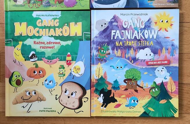 Zestaw książek gang słodziaków, swojaków, bystrzaków i innyc