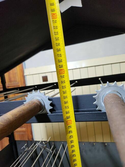 Grill węglowy obrotowy duży