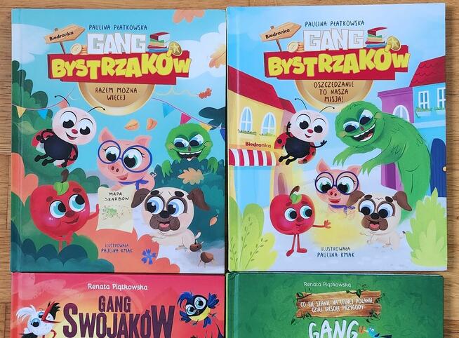 Zestaw książek gang słodziaków, swojaków, bystrzaków i innyc