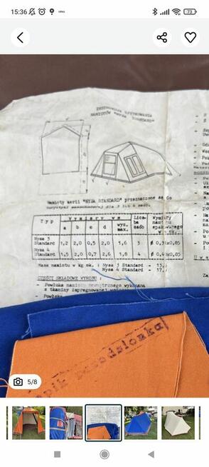 Szukam Katalog namiotów z czasów PRL