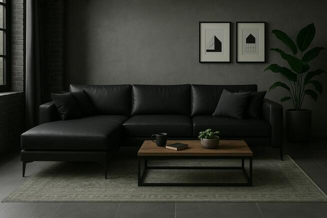 Cloud mini - narożnik premium ze skóry