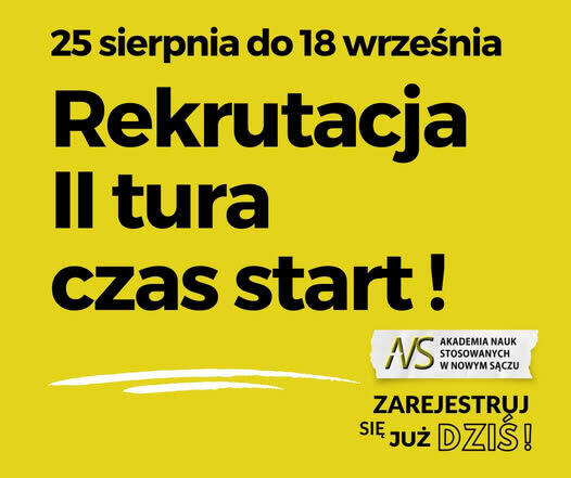 ANS: Druga tura rekrutacji właśnie wystartowała!
