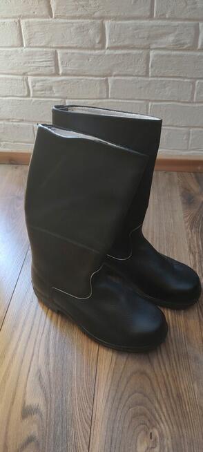 Nowe buty strażackie, robocze skórzane Herkules