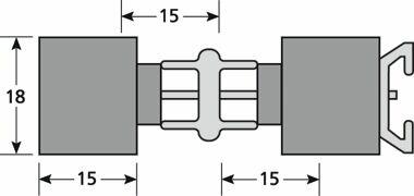 Sztywna wycieraczka aluminiowa mata techniczna Romat Reverse
