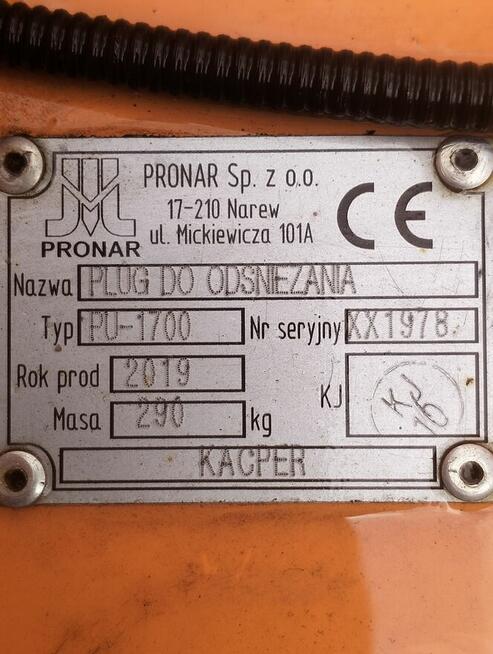 Pług do odśnieżania Kacper Pronar