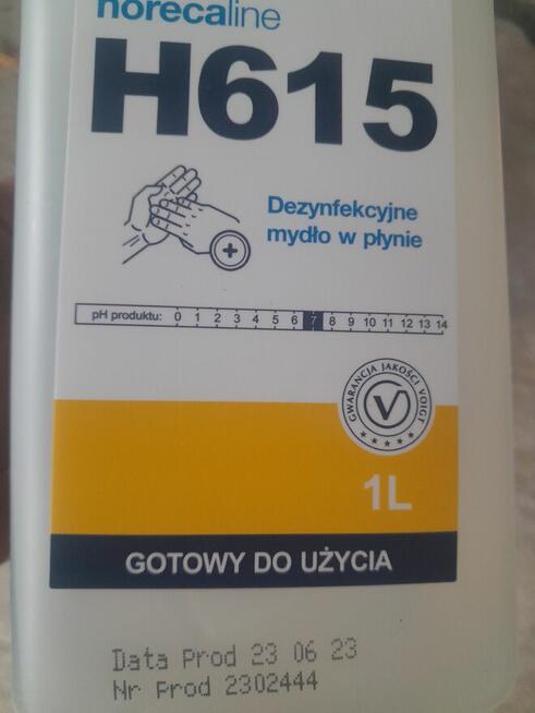 Sprzedam płyn Konvit MT Lime 1l i mydło w płynie H615 Voight